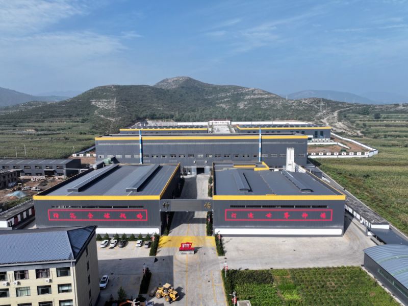 廠區(qū)建筑群俯瞰局部