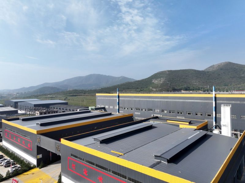 廠區(qū)建筑群俯瞰局部